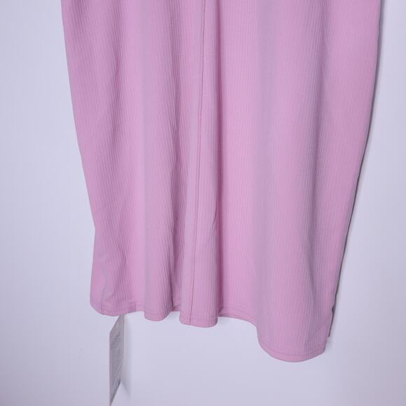 LULULEMON NWT Ribbed Softstreme Slim Fit Tank Dress Pink Peony Casual Women's 14 - Picture 7 of 10